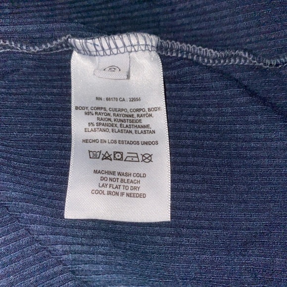 Anthropology Twist Front‎ Knit Midi Dress Minimalist NEW Women Size S Pullover - Picture 7 of 8